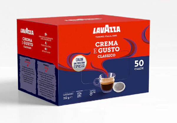 lavazza 3931  crema e gusto classico cialde caffÃ¨ 50 pz