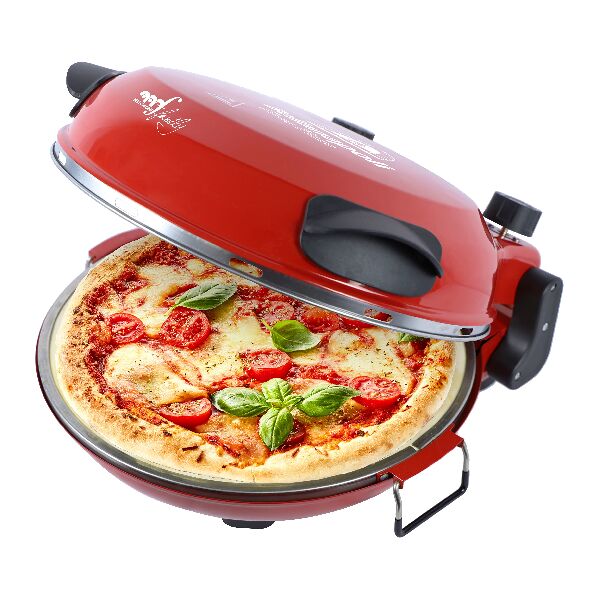 melchioni 118380028  bellanapoli macchina e forno per pizza 1 pizza(e) 1200 w rosso