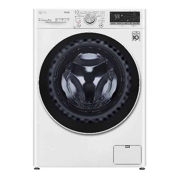 lg f4wv509s0ea  f4wv509s0ea lavatrice 9kg ai dd, classe b, 1400 giri, turbowash, autodosaggio