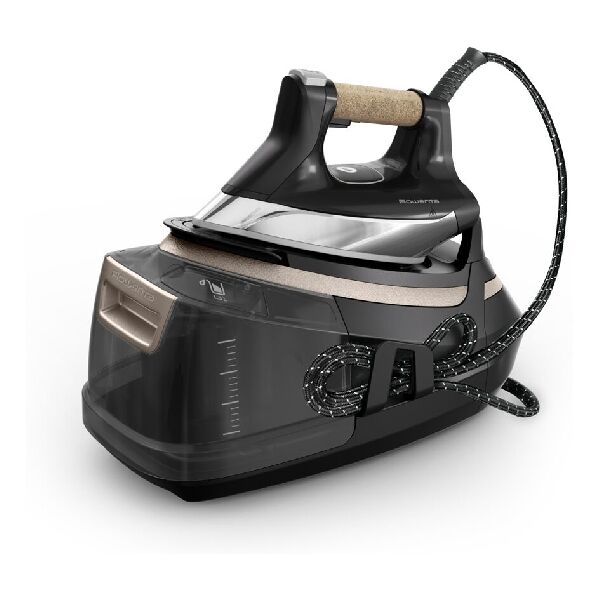 rowenta dg9661  eco steam pro 2800 w 1,3 l piastra microsteam 400 hd 3de laser beige, nero