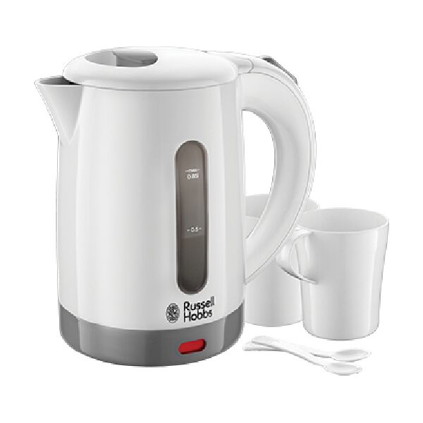 russell hobbs 2384070  23840-70 bollitore elettrico 0,85 l 1000 w grigio, bianco