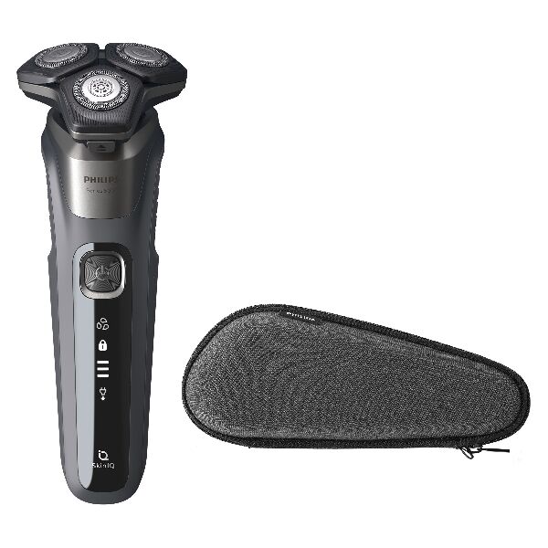 philips s5587  shaver series 5000 rasoio elettrico wet & dry con lame steelprecision