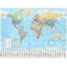 Collins Maps Collins World Wall Laminated Map