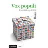 Vox populi. Il voto ad alta voce del 2018
