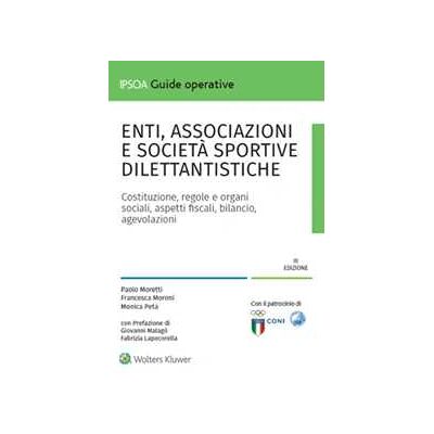 Paolo Moretti;Francesca Moroni;Monica Peta Enti associazioni e società sportive dilettantistiche Paolo Moretti;Francesca Moroni;Monica Peta Enti associazioni e società sportive dilettantistiche