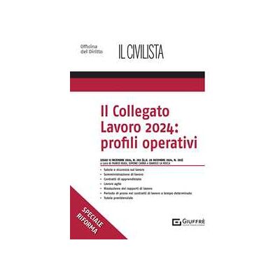 Il collegato lavoro 2024: profili operativi Il collegato lavoro 2024: profili operativi