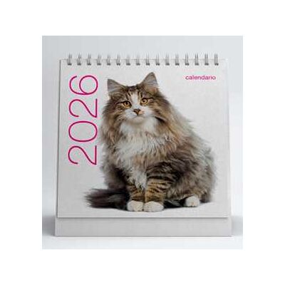Gatti. Calendario da tavolo 2026 Gatti. Calendario da tavolo 2026