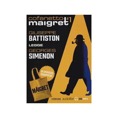 Georges Simenon Maigret letto da Giuseppe Battiston: Il porto delle nebbie-L'impiccato di Saint-Pholien-Pietr il Lettone-Il cane giallo. Audiolibro. 4 CD Audio formato MP3. Ediz. integrale. Con gadget. Vol. 1 Georges Simenon Maigret letto da Giuseppe Battiston: Il porto delle nebbie-L'impiccato di Saint-Pholien-Pietr il Lettone-Il cane giallo. Audiolibro. 4 CD Audio formato MP3. Ediz. integrale. Con gadget. Vol. 1