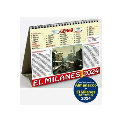 El Milanes 2024. Calendario da tavolo El Milanes 2024. Calendario da tavolo