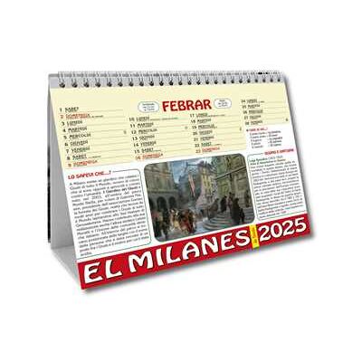 El Milanes 2025. Calendario da tavolo El Milanes 2025. Calendario da tavolo