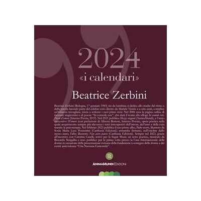 Beatrice Zerbini Calendario 2024. Beatrice Zerbini Calendario 2024.