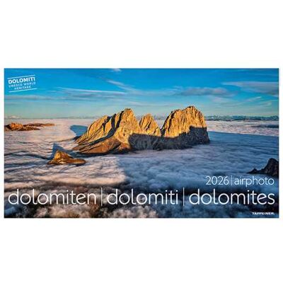 Dolomiten. Dolimiti. Airfhoto. Calendario 2026 Dolomiten. Dolimiti. Airfhoto. Calendario 2026