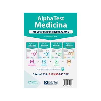 Alpha Test. Medicina. Kit completo di preparazione. Con software ... Alpha Test. Medicina. Kit completo di preparazione. Con software ...