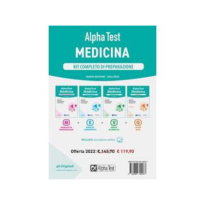 Alpha Test. Medicina. Kit completo di preparazione. Nuova ediz. C... Alpha Test. Medicina. Kit completo di preparazione. Nuova ediz. C...