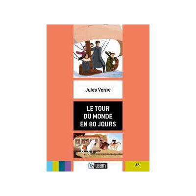 Jules Verne Le tour du monde en 80 jours. Livello A2. Con File audio per il d... Jules Verne Le tour du monde en 80 jours. Livello A2. Con File audio per il d...