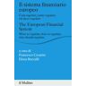 Il sistema finanziario europeo. Cosa regolare, come regolare, chi deve regolare