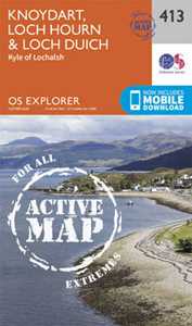 Ordnance Survey Knoydart, Loch Hourn and Loch Duich