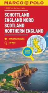 Marco Polo Scotland Map: Also covers Northern England