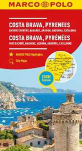 Marco Polo Costa Brava Map: Includes Pyrenees, Basque Country, Navarre, Aragon, Andorra and Catalonia
