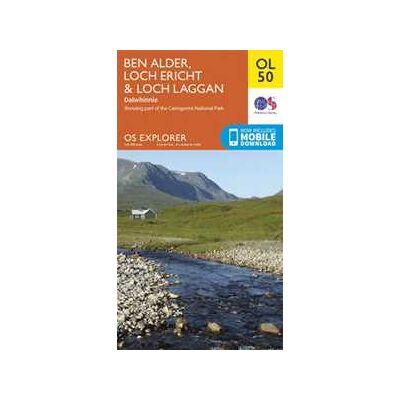 Ordnance Survey Ben Alder, Loch Ericht & Loch Laggan, Dalwhinnie Ordnance Survey Ben Alder, Loch Ericht & Loch Laggan, Dalwhinnie