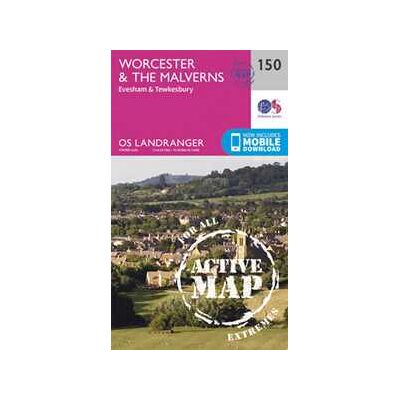 Ordnance Survey Worcester & the Malverns, Evesham & Tewkesbury Ordnance Survey Worcester & the Malverns, Evesham & Tewkesbury
