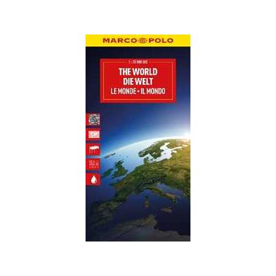 Marco Polo World Political Folded Map with Flags Marco Polo World Political Folded Map with Flags
