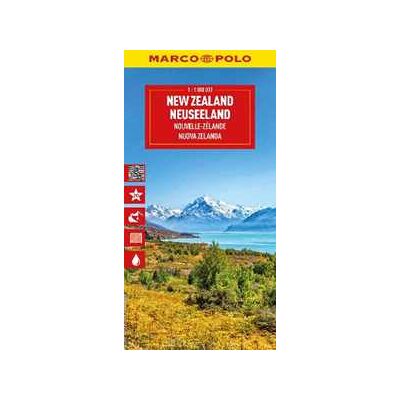 Marco Polo New Zealand Map Marco Polo New Zealand Map