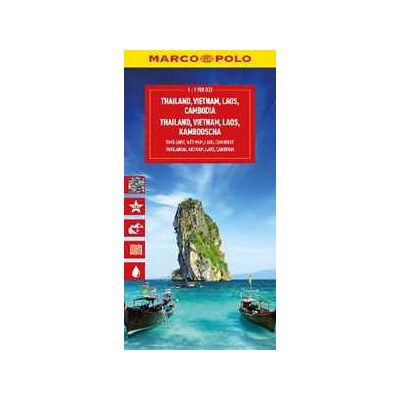 Marco Polo Thailand, Vietnam, Laos, Cambodia Map Marco Polo Thailand, Vietnam, Laos, Cambodia Map