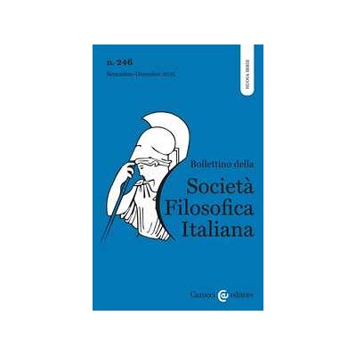 Bollettino società filosofica italiana. Nuova serie (2025). Vol. 3 Bollettino società filosofica italiana. Nuova serie (2025). Vol. 3