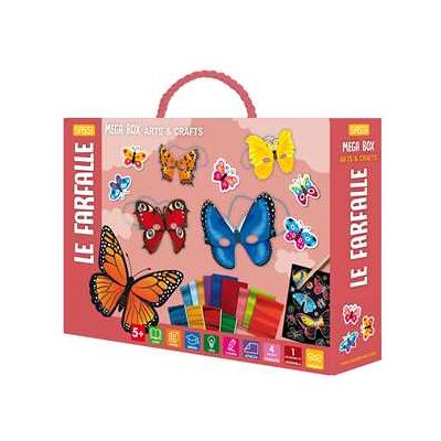 Le farfalle. Mega box arts & crafts. Ediz. a colori. Con gadget Le farfalle. Mega box arts & crafts. Ediz. a colori. Con gadget