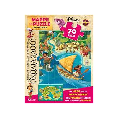 Dove vivono Vaiana e altri amici d’avventura. Mappe in puzzle. Leggi&Gioca.; Ediz. a colori. Con puzzle 70 pezzi Dove vivono Vaiana e altri amici d’avventura. Mappe in puzzle. Leggi&Gioca.; Ediz. a colori. Con puzzle 70 pezzi