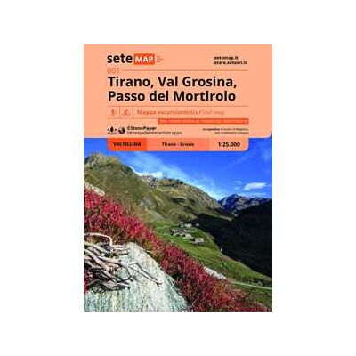Tirano, Val Grosina, Passo del Mortirolo. Carta escursionistica in scala 1:25.000. Dal Passo Verva al Passo del Mortirolo. Valtellina Tirano, Val Grosina, Passo del Mortirolo. Carta escursionistica in scala 1:25.000. Dal Passo Verva al Passo del Mortirolo. Valtellina
