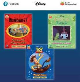 Abi Wainwright Pearson Bug Club Disney Year 1 Pack C, including decodable phonics readers for phase 5; The Incredibles: Keeping Up with the Kids, The Princess and the Frog: A Frog for a Friend, Toy Story: Woody...