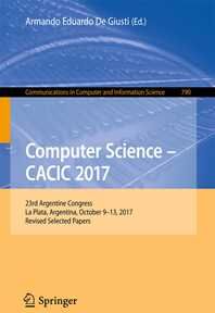 Computer Science – CACIC 2017