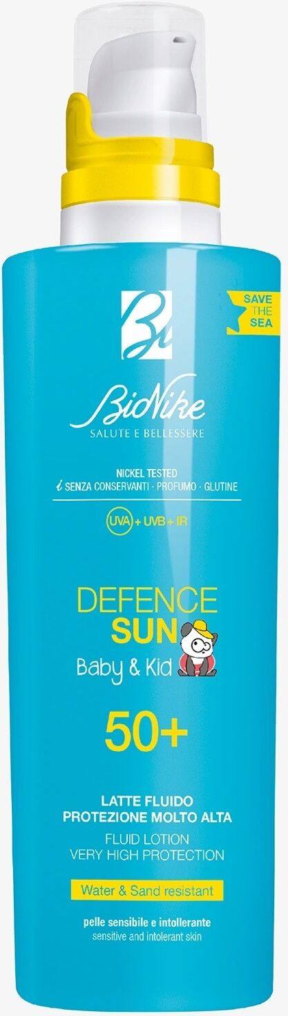 Bionike Defence sun 50+ baby latte fluido protezione molto alta