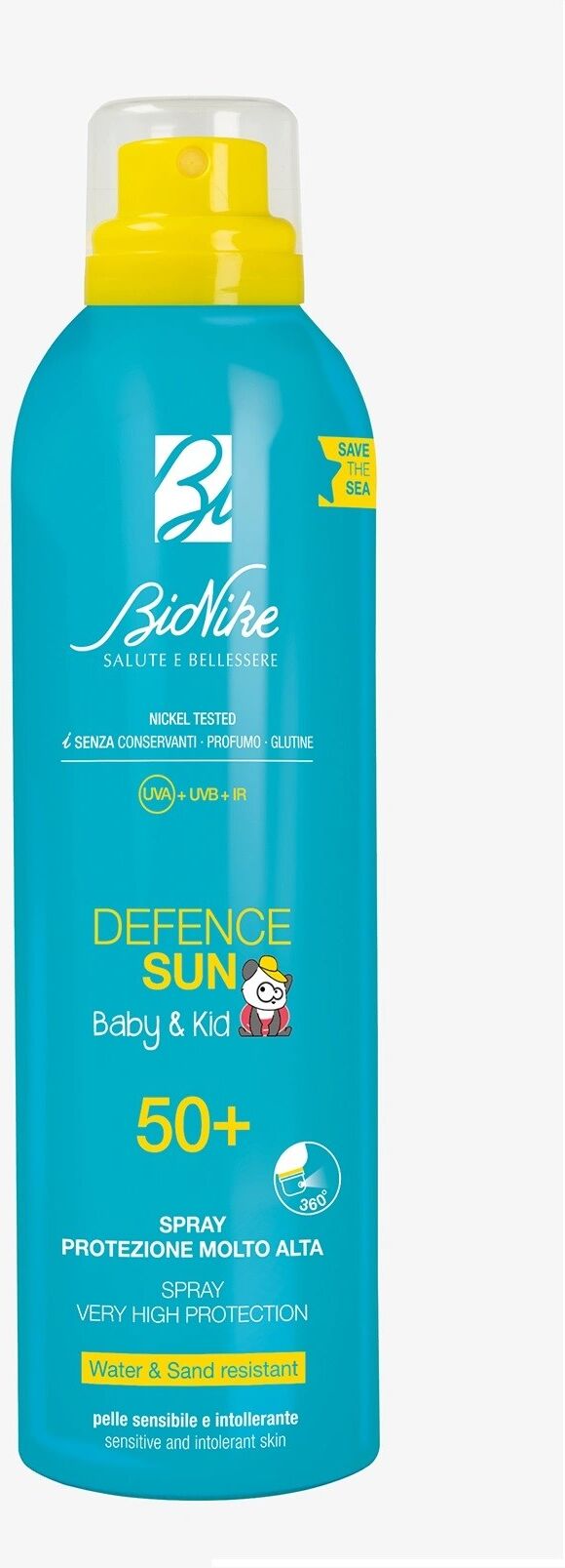 Bionike Defence sun baby & kid spray trasparente spf50+ 200ml