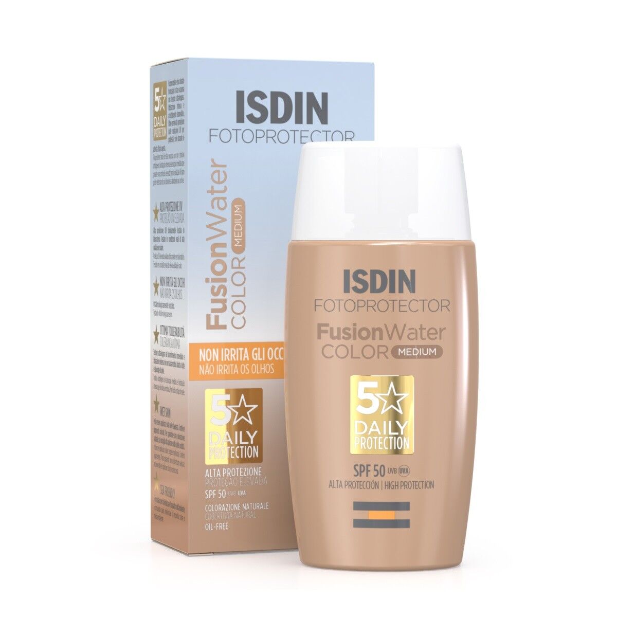 Isdin Fotoprotector fusion water color medium spf 50+ 50ml