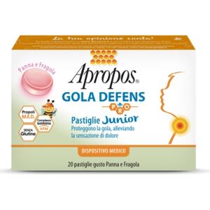 Desa Pharma Apropos Gola Defens Pro Junior 20 pastiglie Panna e Fragola