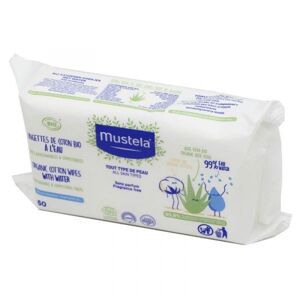 Mustela Bimbi Mustela salviette all'acqua in cotone bio 60 pezzi