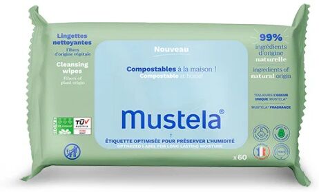 Mustela Bimbi Mustela Salviette Compostabili 60 pezzi