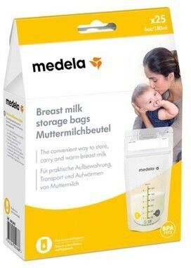 medela Sacca latte materno 25 pezzi