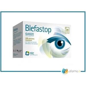 ntc Blefastop garza oculare cotone 28 salviettine