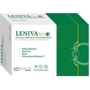 offhealth Leniva bio garze oftalmiche 20 pezzi