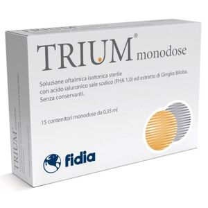Fidia Farmaceutici Trium Monodose Gocce Oculari 15 flaconcini