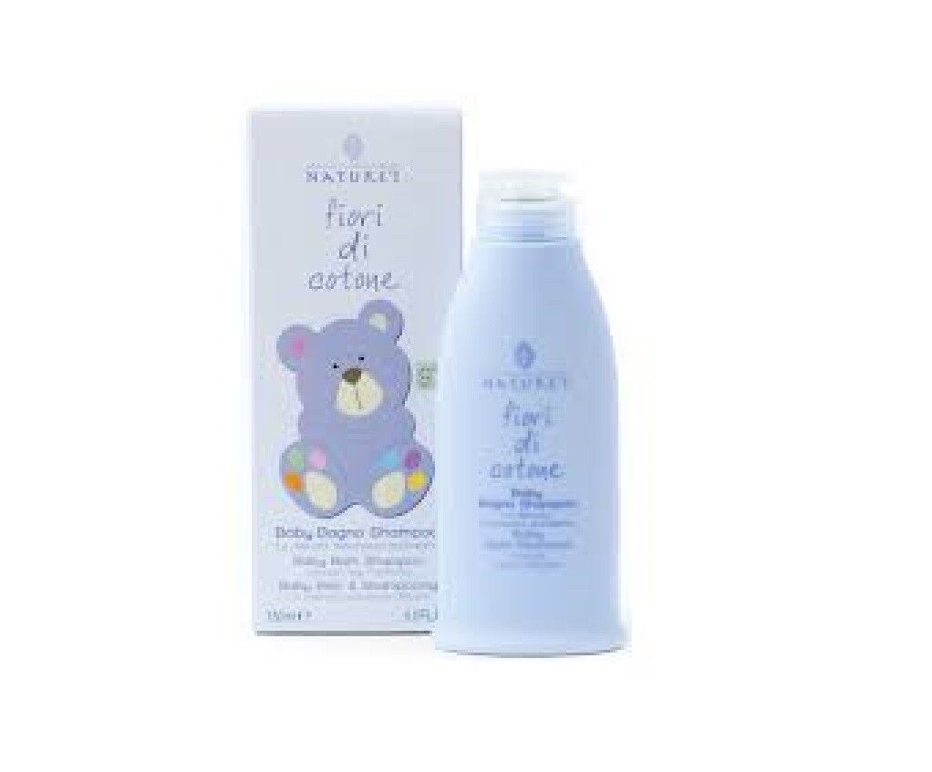 biosline natures fiori di cotone baby bagno shampoo