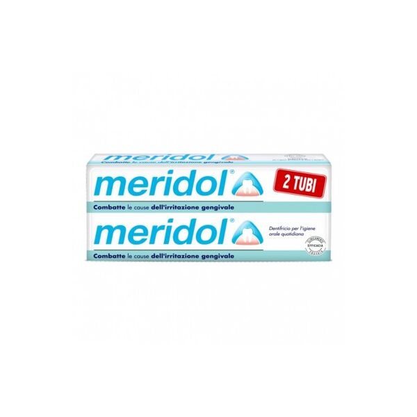 colgate-palmolive meridol dentifricio bitubo confezione speciale 2 tubi da 75 ml