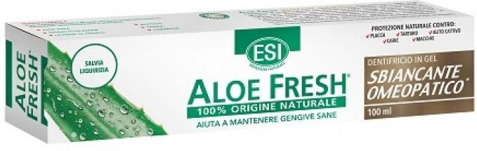 ESI aloe fresh dentifricio sbiancante omeopatico 100ml