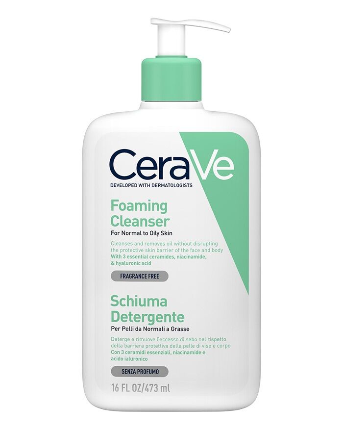 Cerave Schiuma Detergente Pelli Normali e Grasse 236 ml