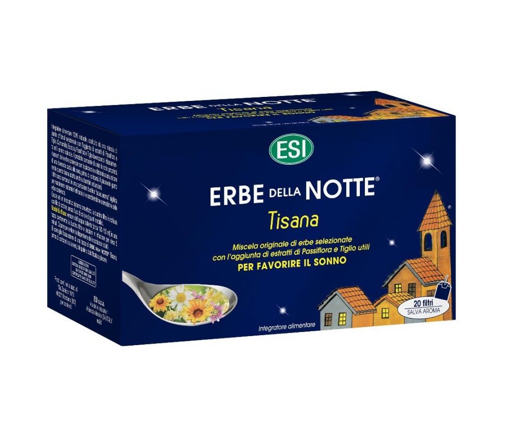 esi erbe della notte tisana 20 filtri