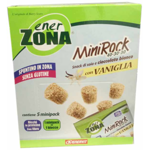 Enervit Enerzona minirock vaniglia astuccio 5 pezzi